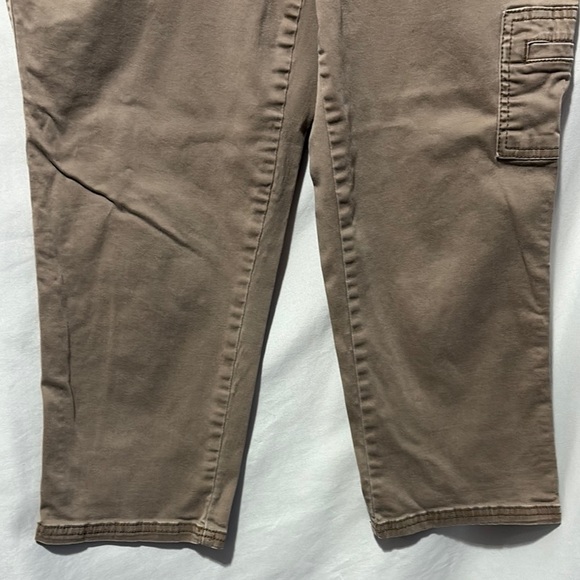 Bandolino Tan Straight Leg Pants MM297 - Picture 3 of 7